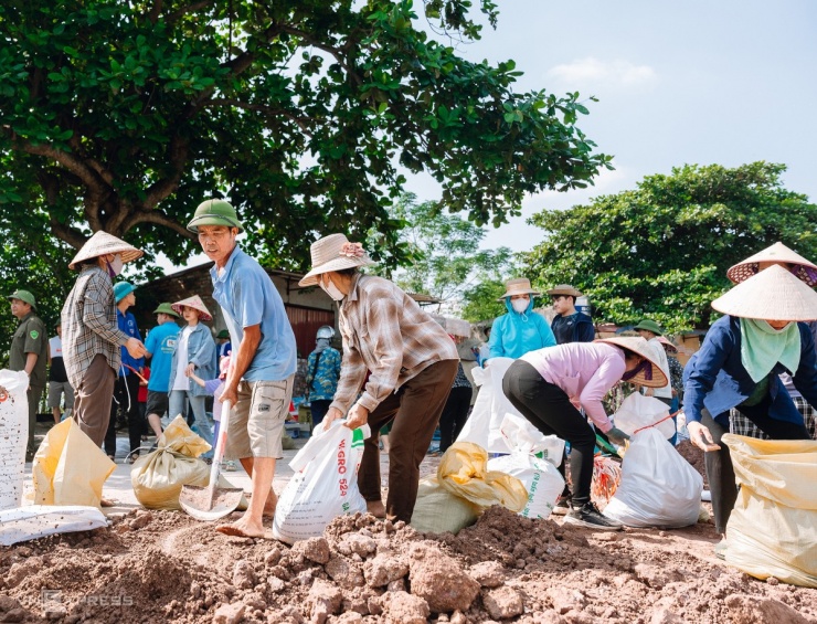 Bắc Ninh đắp hàng loạt đê ngăn lũ sông Cầu - 6