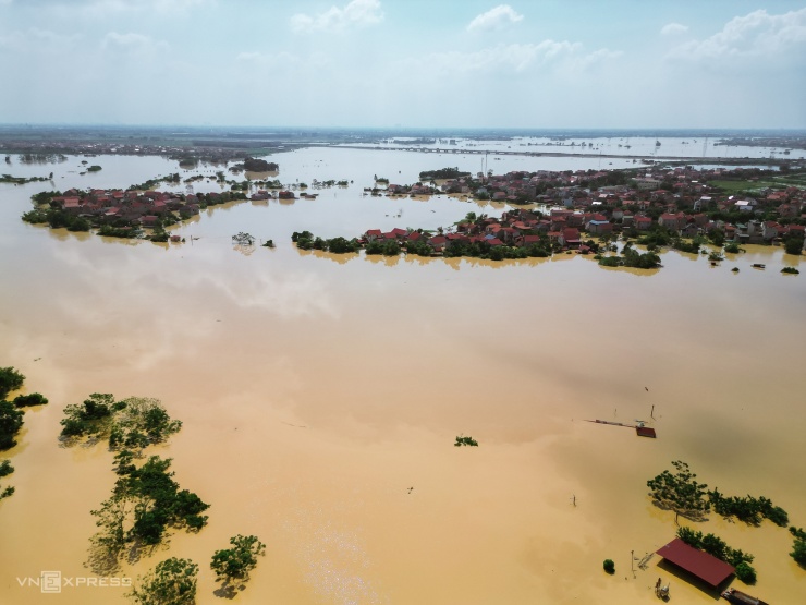 Bắc Ninh đắp hàng loạt đê ngăn lũ sông Cầu - 10