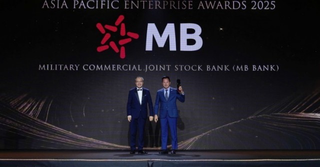 MB lần thứ sáu liên tiếp được vinh danh “Doanh nghiệp xuất sắc châu Á” năm 2025
