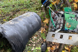 Thế giới - Xuất hiện ảnh 'tên lửa Flamingo Ukraine' bị Nga bắn rơi