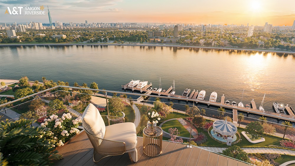 A&T Saigon Riverside bắt nhịp xu hướng “resort-style living” giữa lòng đô thị 4 Một không gian chuẩn resort hiện hữu ngay trước nhà tại A&T Saigon Riverside chỉ với mức giá từ 52 triệu/m2