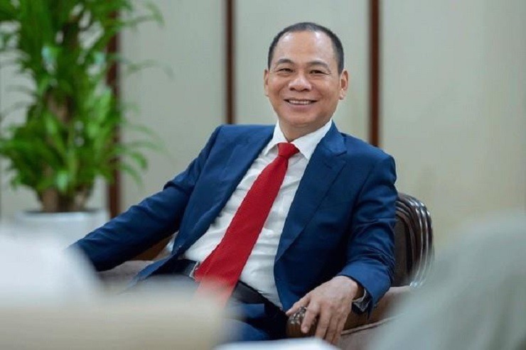 Tỷ phú Phạm Nhật Vượng vượt qua nhiều tên tuổi lớn trên bảng xếp hạng các tỷ phú USD thế giới - Ảnh VIC