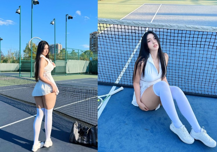 Hotgirl Sae Beyok khiến fan "dậy sóng" với bộ ảnh tennis gợi cảm