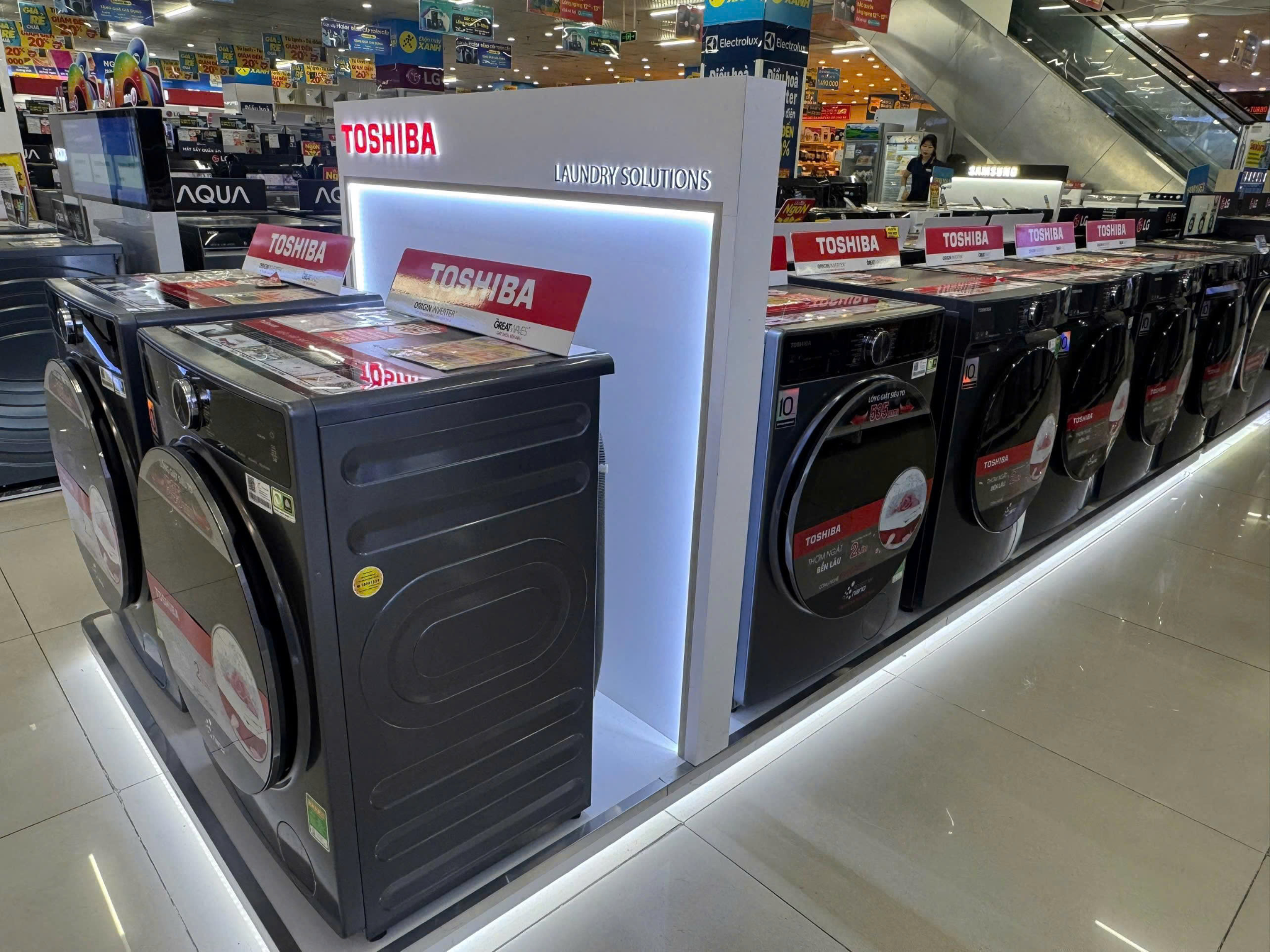 Với dải sản phẩm đa dạng và phong phú, Điện máy Xanh đảm bảo người dùng dễ dàng tìm thấy sản phẩm máy giặt Toshiba phù hợp với gia đinh