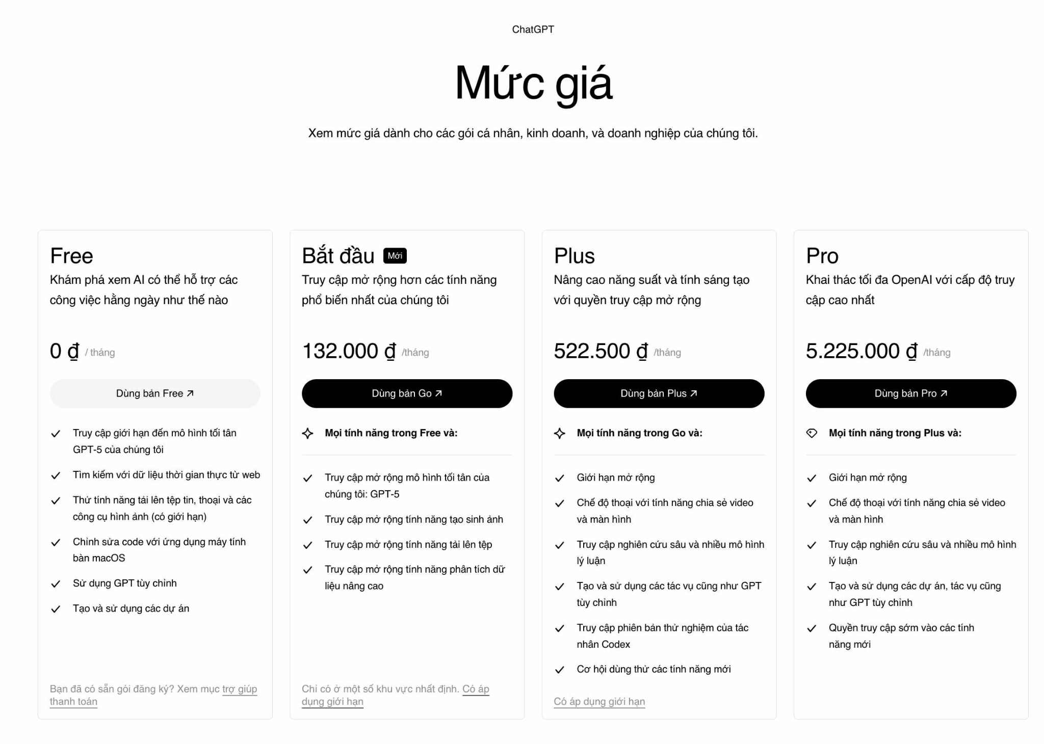 ChatGPT thêm gói cước mới: Rẻ hơn nhưng vẫn có các tính năng cao cấp - 1