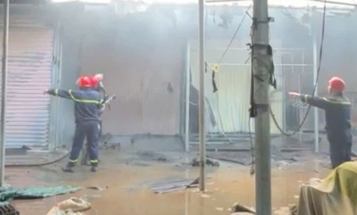 Hiện trường vụ hỏa hoạn