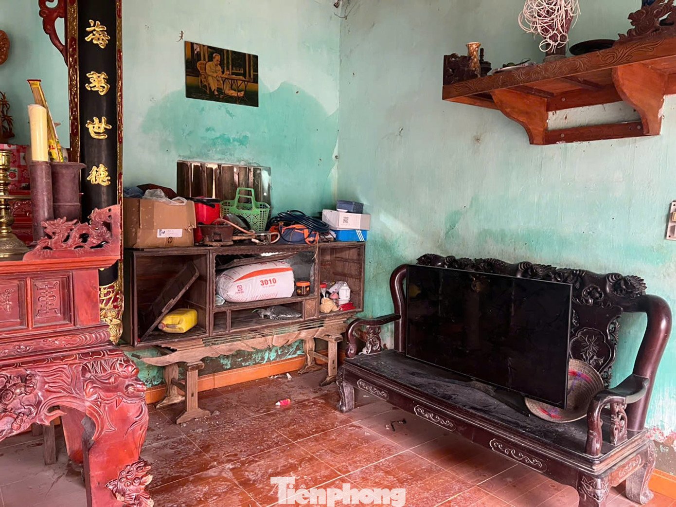 Những ngôi nhà trong biển nước ở ngoại thành Hà Nội - 12