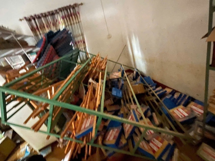 Nhiều trường mầm non ở Thái Nguyên tan hoang, bùn đất phủ kín sau bão lũ - 8