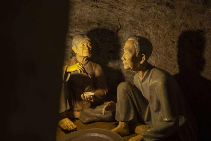 Đường hầm xuyên lòng đất Vịnh Mốc như mê cung - 5