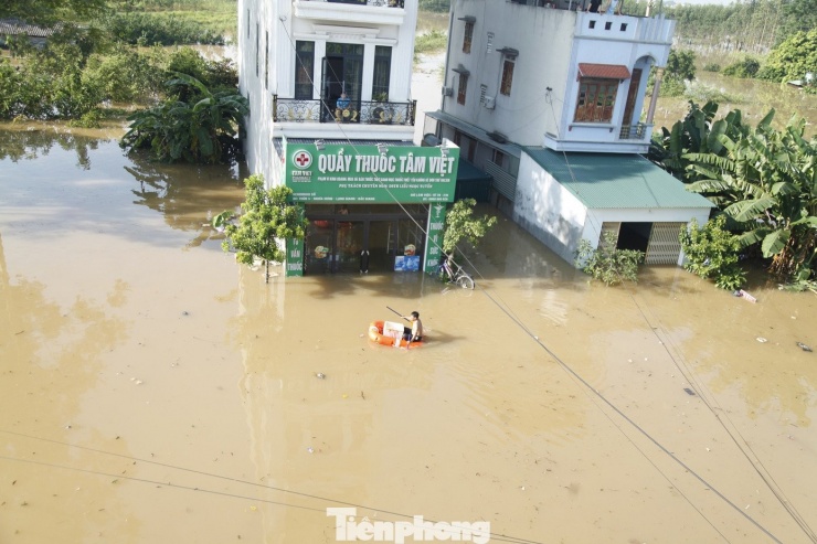 Nước lũ bắt đầu rút, Bắc Ninh còn hơn 15.000 hộ bị cô lập - 1