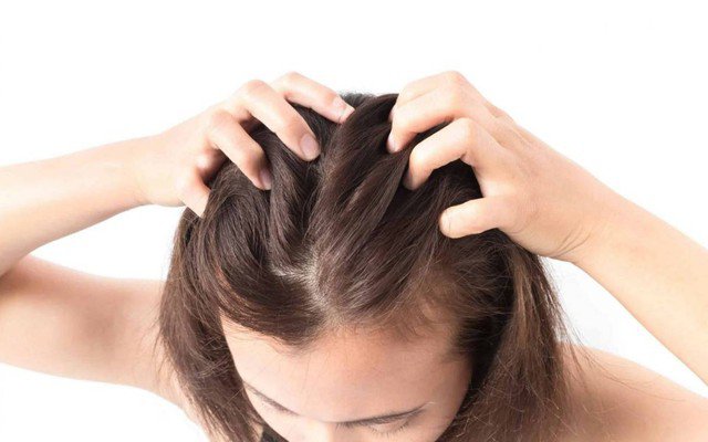 Sử dụng đầu ngón tay, thực hiện các động tác massage nhẹ nhàng trên toàn bộ da đầu.