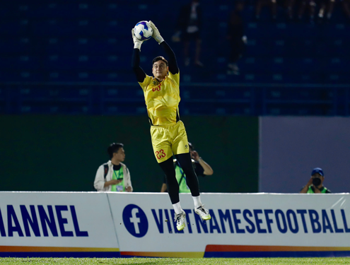 Đặng Văn Lâm chưa đạt phong độ cao trong lần trở lại tuyển quốc gia (Ảnh: QUỐC AN)