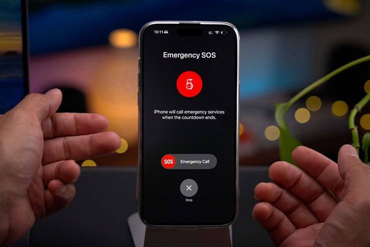 Tính năng SOS khẩn cấp giúp cứu sống chủ nhân theo cách nhanh nhất.