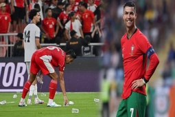 Phút cuối nghẹt thở: Ronaldo lập kỷ lục trượt 11m, Indonesia hú hồn vì cơn mưa vật thể lạ