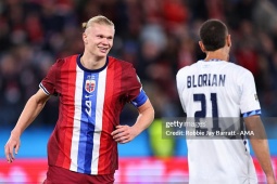 Haaland lập kỳ tích đỉnh hơn Ronaldo & Messi, ĐT Na Uy được khen mạnh nhất châu Âu