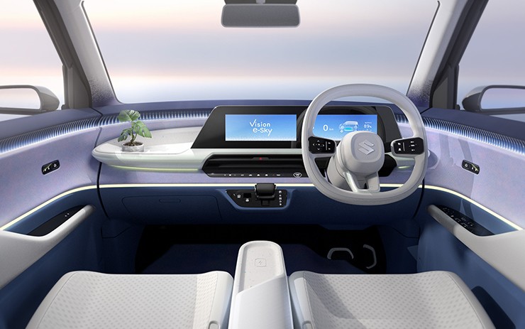 Vén màn Suzuki Vision e-Sky: mẫu xe điện mini hẹp hơn VinFast VF 3 - 6