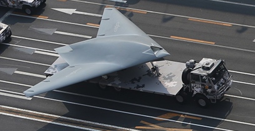 GJ-11 xuất hiện trong lễ duyệt binh ở Quảng trường Thiên An Môn, Bắc Kinh vào tháng 9/2025. Ảnh: Military Watch.