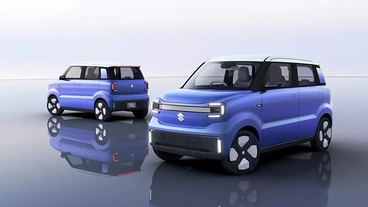 Vén màn Suzuki Vision e-Sky: mẫu xe điện mini hẹp hơn VinFast VF 3 - 1