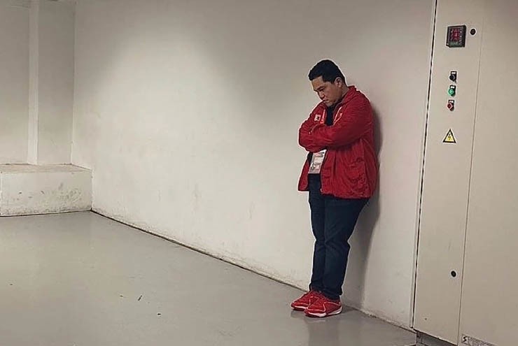 Hình ảnh thất vọng trong quá khứ của&nbsp;Erick Thohir bị "đào" lại