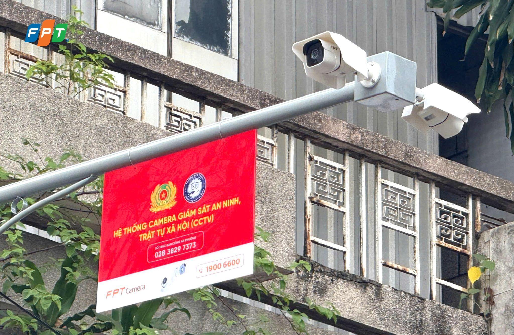 Camera an ninh tại phường Bến Thành (TP.HCM), hỗ trợ chính quyền tăng cường giám sát và bảo đảm trật tự đô thị.