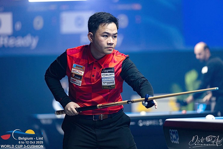 Bao Phương Vinh vào bán kết&nbsp;Antwerp World Cup 2025