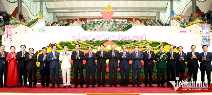 Lãnh đạo, nguyên lãnh đạo Đảng, Nhà nước tham dự đại hội