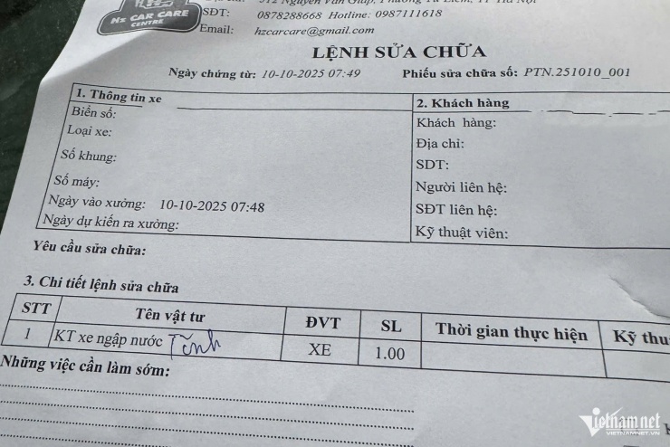 Gara chật cứng ô tô ngập nước chờ sửa, chủ xe sang Đức phải chi hàng trăm triệu - 19