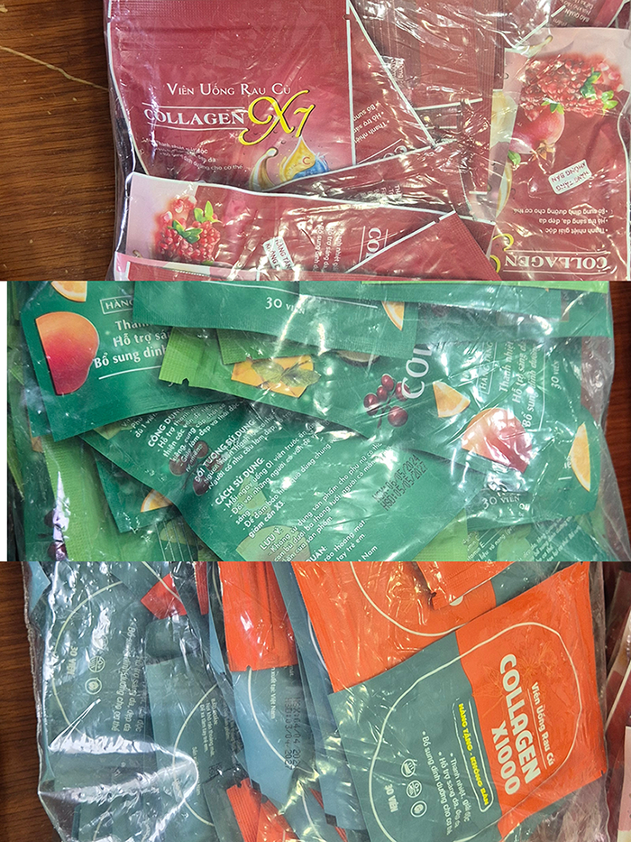 Tang vật cơ quan công an thu giữ. Ảnh: CA