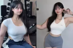 'Hot girl phòng gym' có gương mặt búp bê đối lập thân hình cơ bắp cuồn...