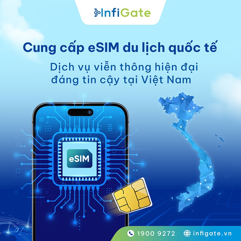 InfiGate ra mắt eSIM du lịch quốc tế – Kết nối thông minh cho mọi hành trình - 1