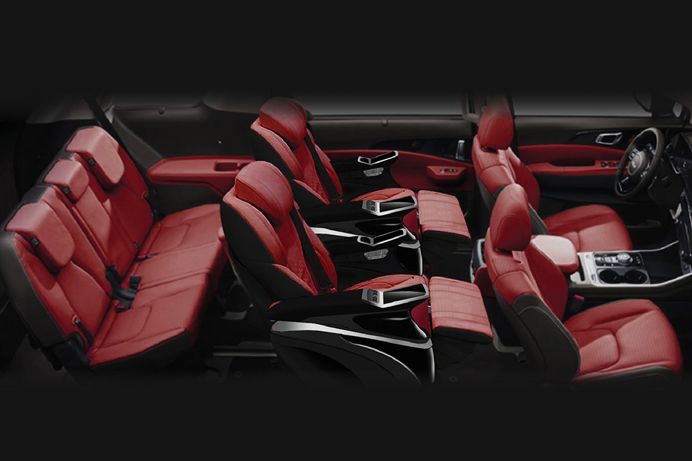 Tùy chọn màu nội thất mới giúp khách hàng cá nhân hóa mẫu xe thành không gian độc bản, thể hiện phong cách riêng. Ảnh: Kia Việt Nam.