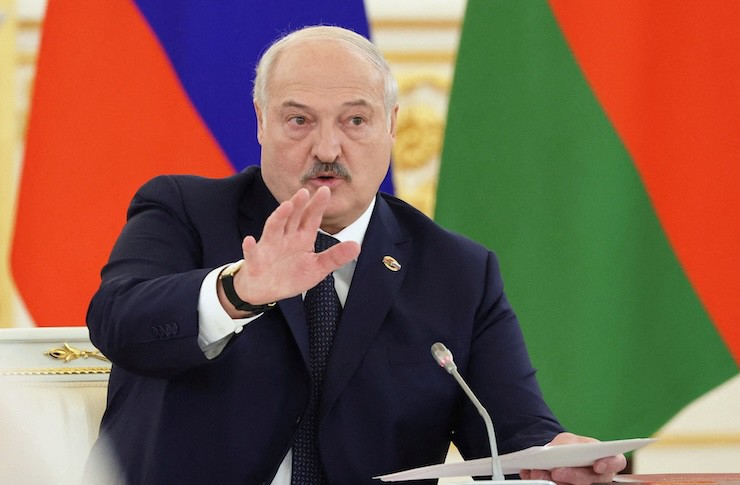 Tổng thống Belarus Alexander Lukashenko. Ảnh: Reuters.