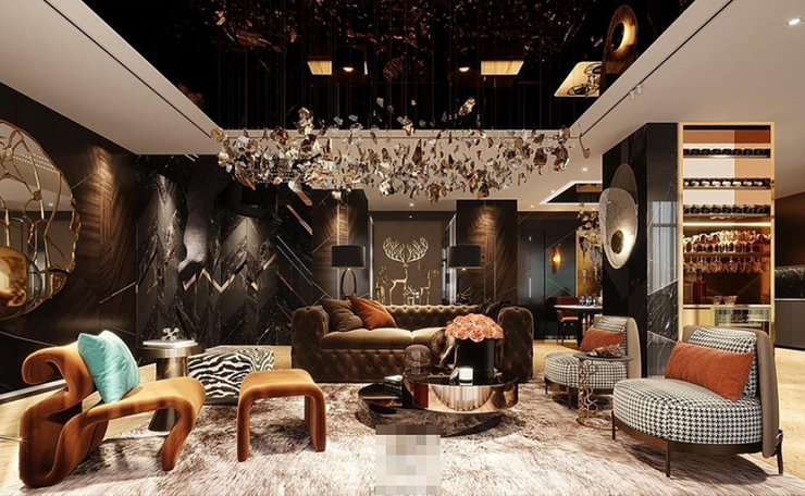 Căn penthouse 80 tỷ của&nbsp;Ngân 98 và Lương Bằng Quang khiến khán giả choáng ngợp.