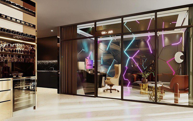 Ngân 98 hé lộ một góc trong căn penthouse xa hoa.