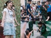 Sinh viên ĐH Công nghiệp trải nghiệm hoạt động người lính