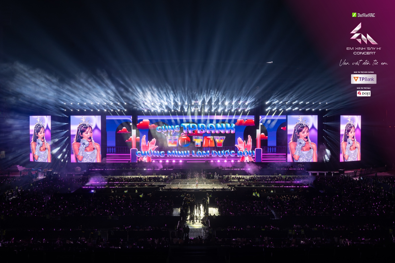 … TPBank còn đưa tiết mục “Vỗ tay” đến concert đêm 2.