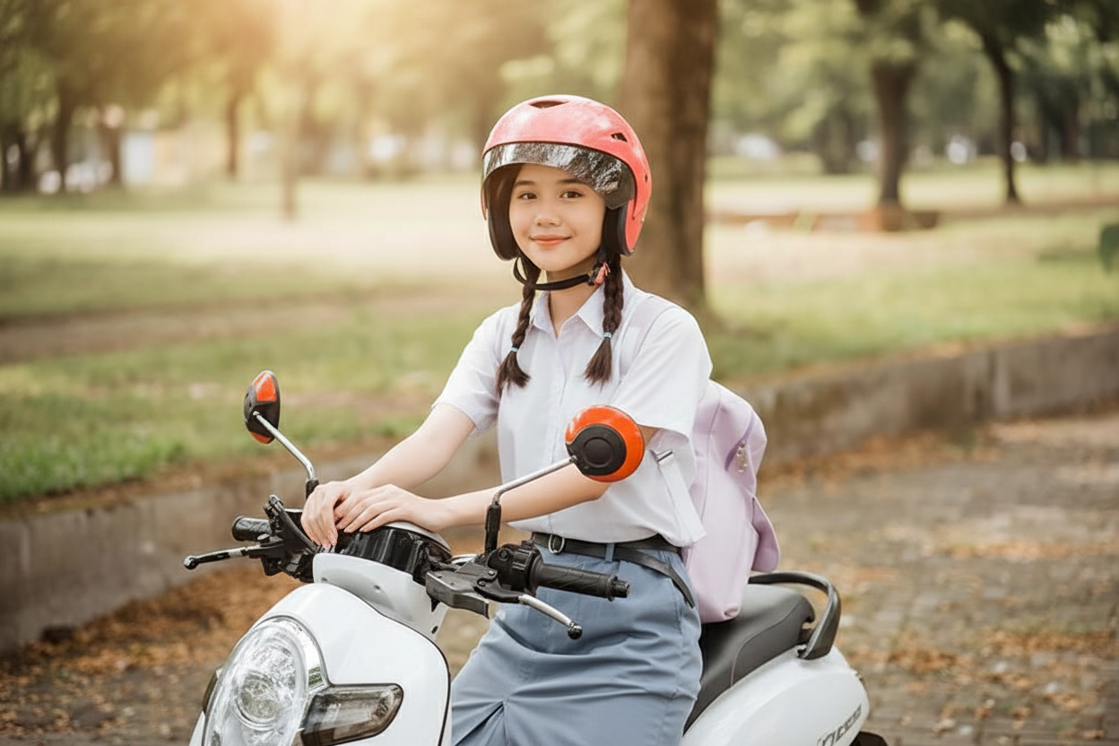 Đồng hành cùng con trên mọi hành trình – Giải pháp an toàn cho xe điện học sinh - 1