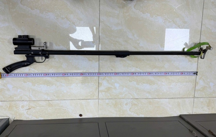 Thiếu niên lên mái nhà dùng súng ná cao su bắn vỡ kính ô tô - 1