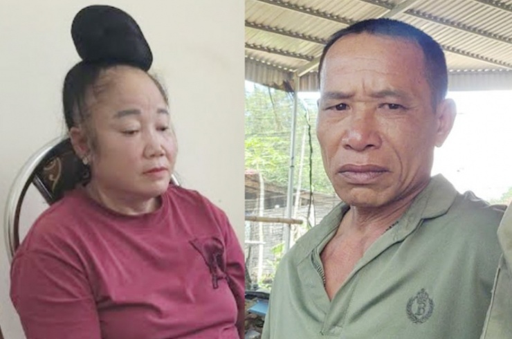 Hai đối tượng Hoàng Thị Phớ và Mè Văn Pôn.