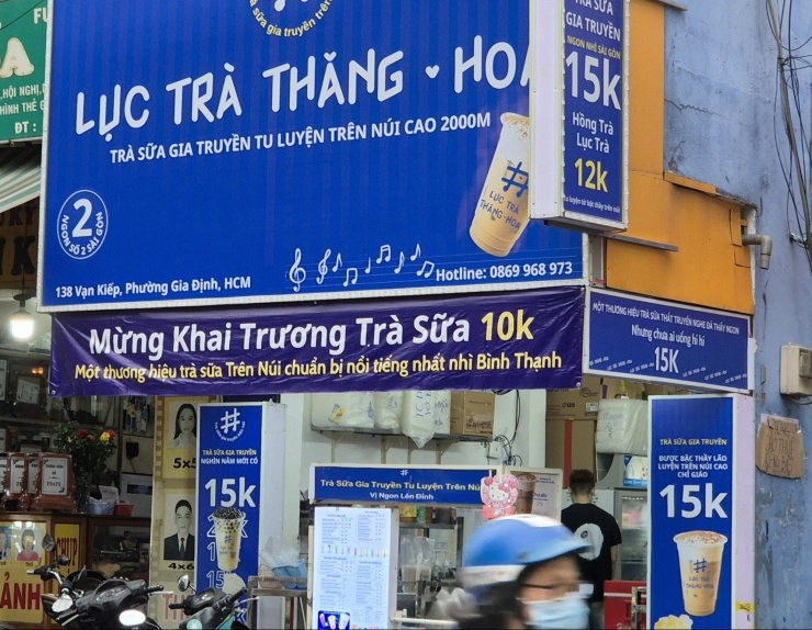 Trà sữa giá 10.000 đồng/ly