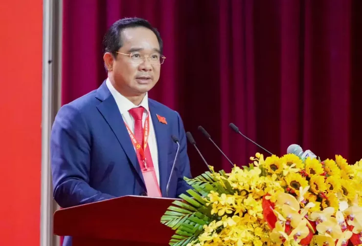 Ông Nguyễn Văn Được, Ủy viên Trung ương Đảng, Phó Bí thư Thành ủy, Chủ tịch UBND TP.HCM. Ảnh: BTC Đại hội