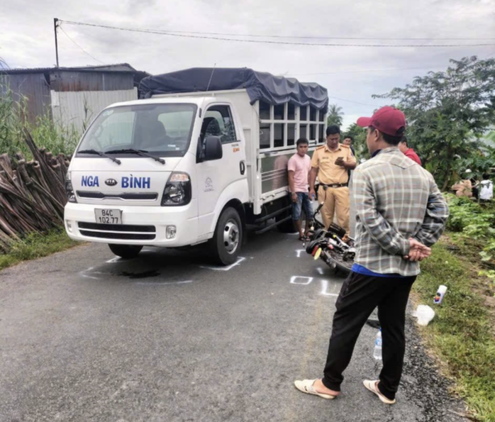 Hiện trường vụ tai nạn giao thông ngày 4-9-2024. Nguồn: MXH