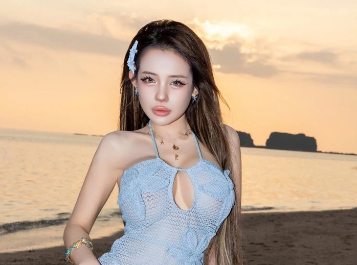 Hình ảnh Ngân 98 trước khi bị bắt giam.