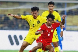 Video bóng đá Malaysia - Lào: Sụp đổ hiệp 2 (Vòng loại Asian Cup)
