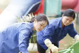 Cô giáo Bắc Ninh bì bõm lội nước dọn bùn đất chờ đón trẻ đến trường