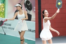 Thể thao - Người đẹp pickleball bị đối thủ nam giới dồn ép khi thi đấu: Có cần nương tay?