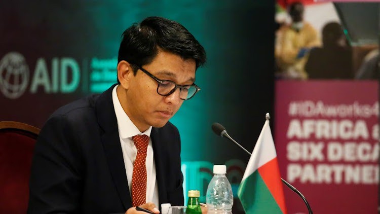 Tổng thống Madagascar Andry Rajoelina. Ảnh: Reuters
