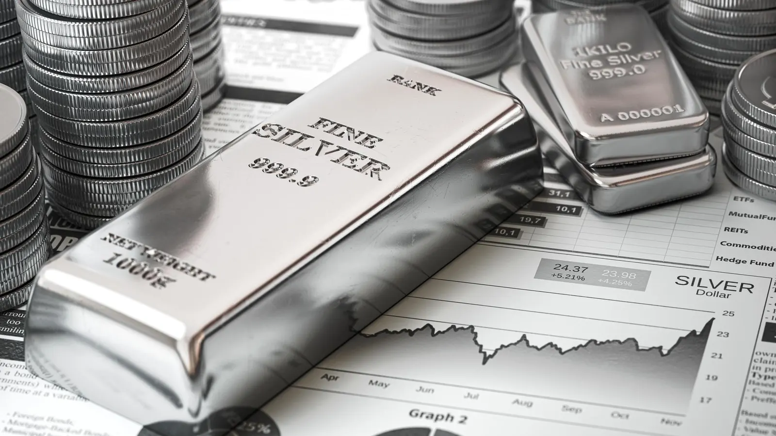 Vì sao đầu tư bạc mạo hiểm hơn vàng? – Cảnh báo từ Goldman Sachs - 1