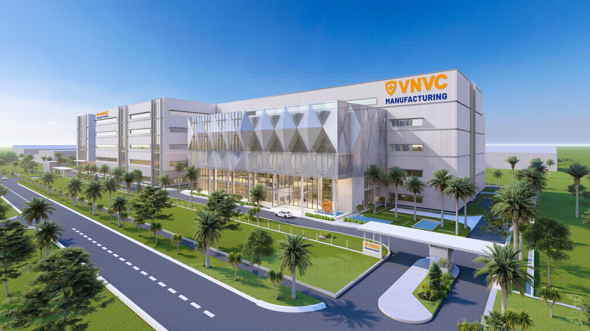 Nhà máy Vắc xin và Sinh phẩm VNVC có vốn đầu tư ban đầu hơn 2.500 tỷ đồng, được xây dựng theo các tiêu chuẩn quốc tế cao cấp về công nghệ và môi trường. Ảnh: VNVC cung cấp