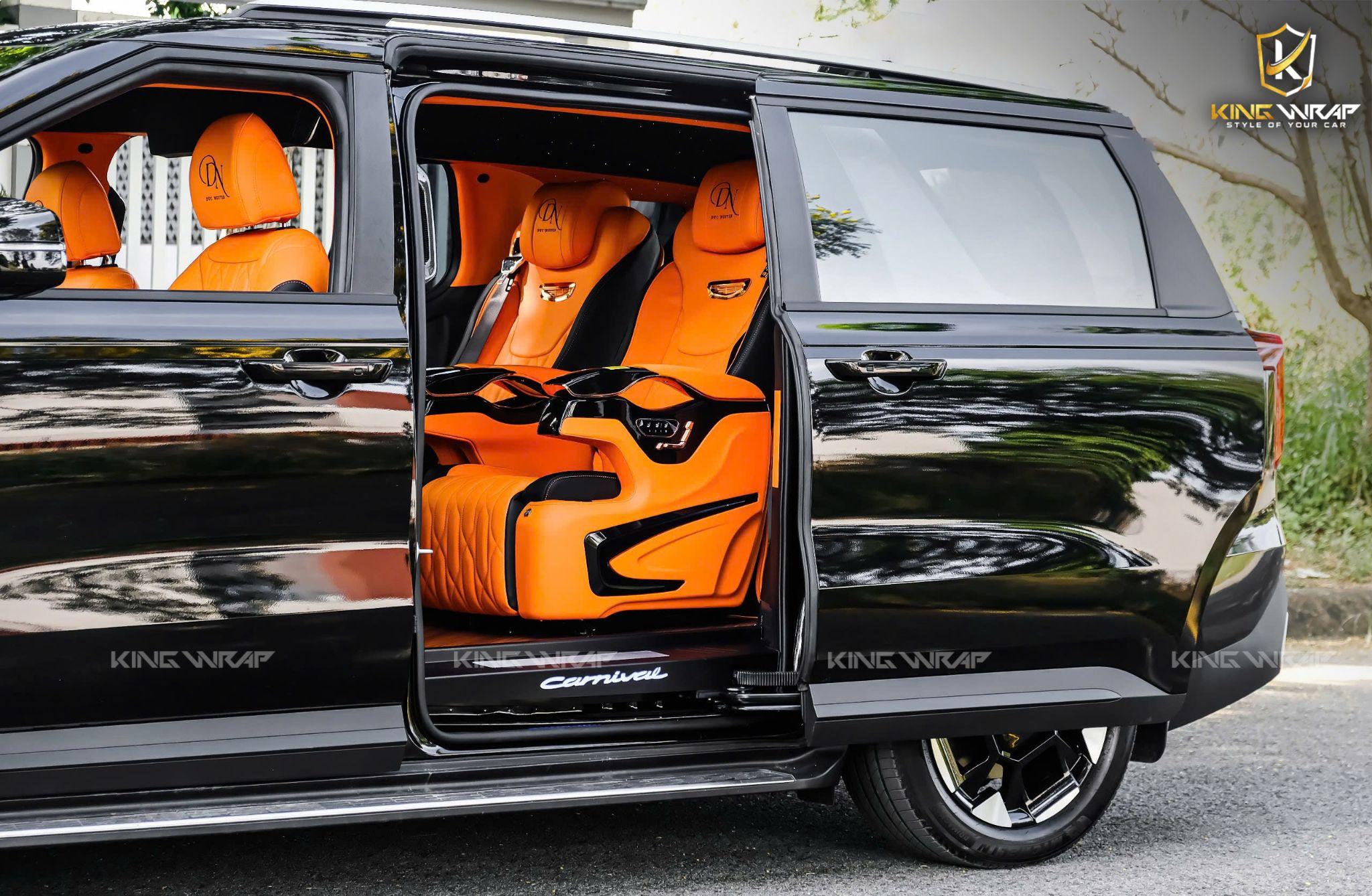 Độ xe Limousine Hà Nội uy tín: Kingwrap biến xe thành khoang hạng thương gia - 2
